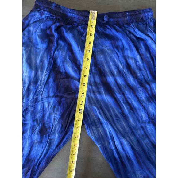 CaliKind Tie-Dye Blue & Black Pants Pull On Boho Festival XXXL gender neutral - Picture 9 of 10